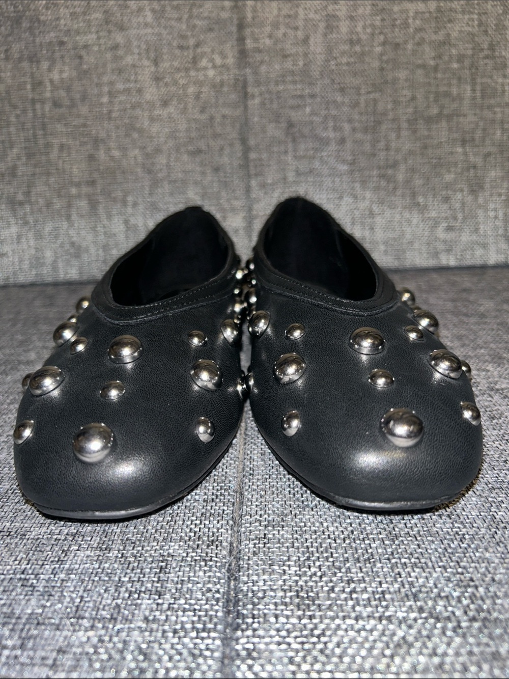 NEW - a new day Black Studded Ballet Flats - Picture 4 of 9